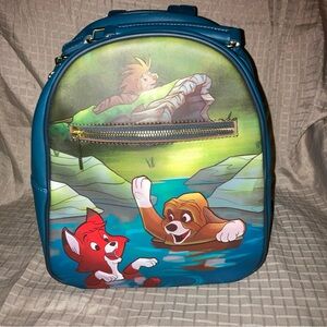 Loungefly The Fox and the Hound mini backpack hard tag